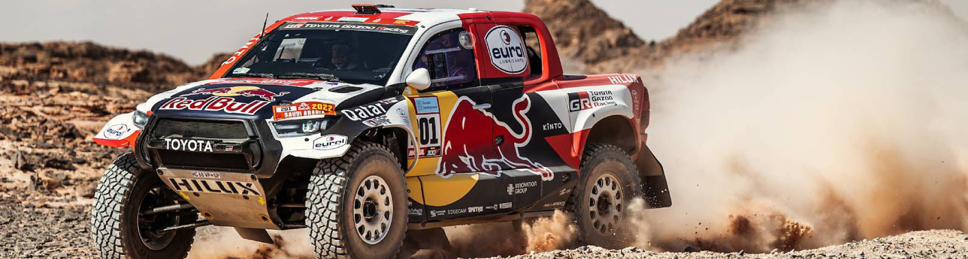 Изображение на странице НАССЕР АЛЬ-АТТИЯ ЗА РУЛЕМ TOYOTA HILUX СТАЛ ПОБЕДИТЕЛЕМ РАЛЛИ-РЕЙДА «ДАКАР-2022» Тойота Центр Пулково